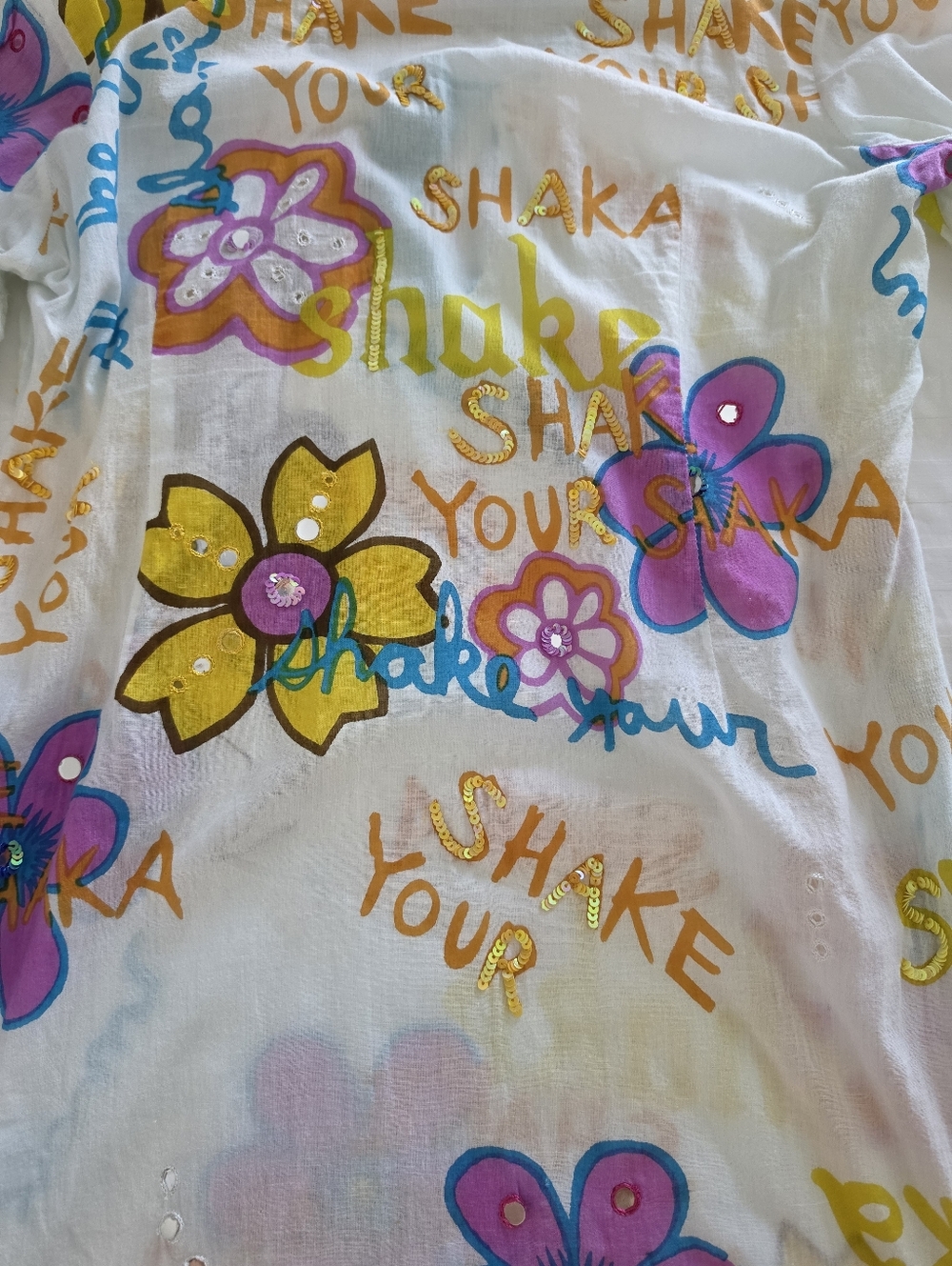 Letarte Shake Your Shaka Cover Up Size M / L - Picture 5 of 12